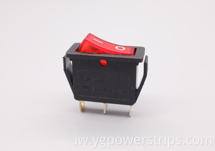 מתג נדנדה יחיד ysr 15 4 Rocker Switch Single Pole Ysr 15 4